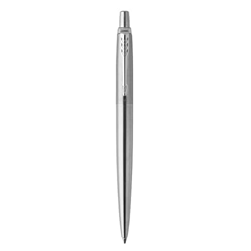 Parker Jotter Ballpoint Pen (Stainless Steel with Gold Trim) thumbnail 3