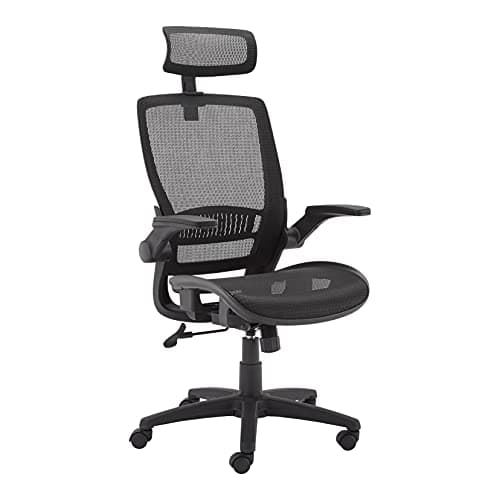 Amazon Basics Ergonomic High-Back Mesh Office Chair with Flip-Up Armrests - image 1