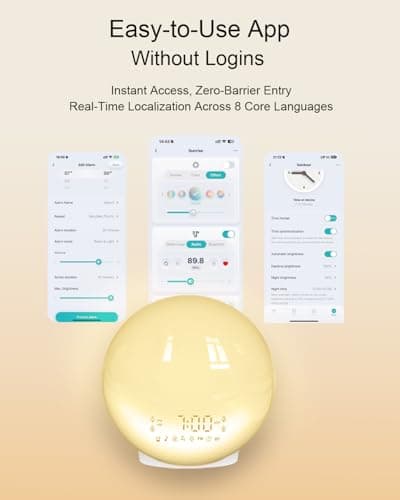 HeimVision A80S Smart Sunrise Alarm Clock thumbnail 2