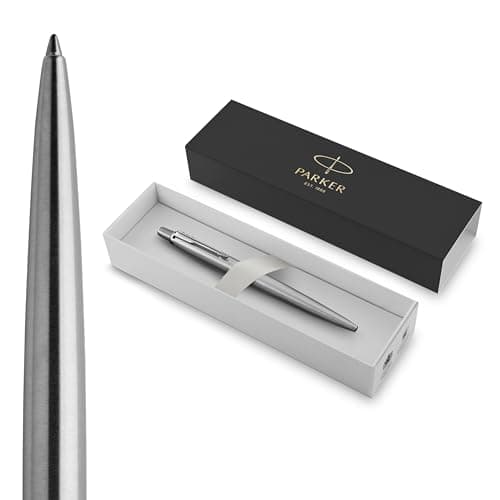 Parker Jotter Ballpoint Pen (Stainless Steel with Gold Trim) - image 1