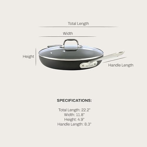 All-Clad HA1 Hard Anodized Nonstick 12-Inch Fry Pan thumbnail 3