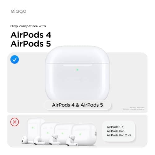 elago Silicone Case for AirPods 4 and 5 thumbnail 2