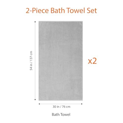 Amazon Basics Quick-Dry Bath Towels (2-Pack) thumbnail 5