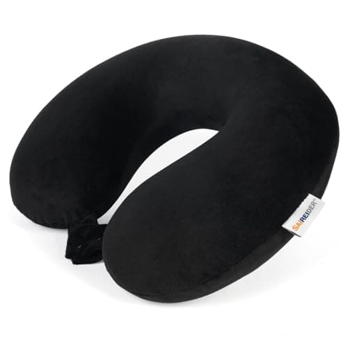 SAIREIDER Travel Pillow 100% Pure Memory Foam Travel Neck Pillow