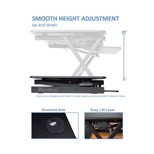 Rocelco MSR Height-Adjustable Monitor Riser thumbnail 4