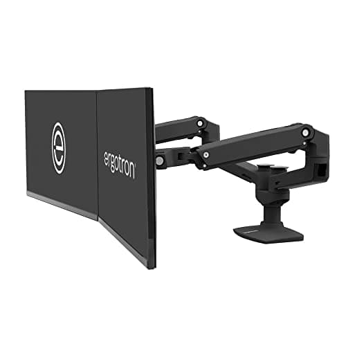 Ergotron LX Dual Monitor Arm, Matte Black - image 1