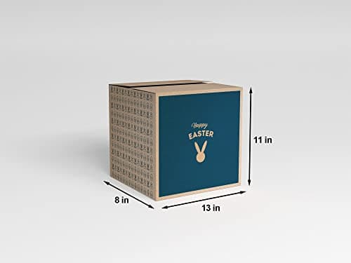 Brown Easter Basket for Kids and Adults (45ct) - Pre-Filled Gift Basket thumbnail 3