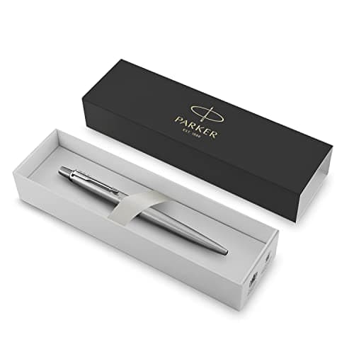 Parker Jotter Ballpoint Pen (Stainless Steel with Gold Trim) thumbnail 2