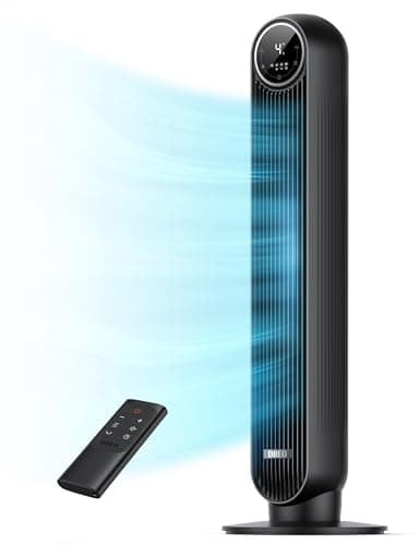 DREO Tower Fan for Bedroom, 28ft/s Velocity