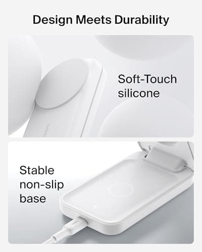Belkin BoostCharge Pro Qi2.2 25W 3-in-1 Foldable Fast Charging Station thumbnail 4