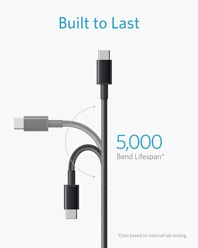 Anker USB C to USB C Cable, 60W Fast Charging Cable (2 thumbnail 3