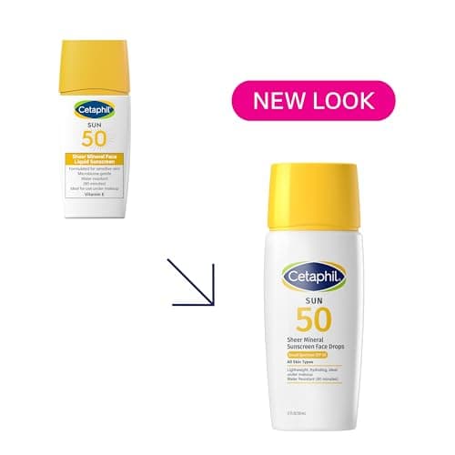 Cetaphil Sheer Mineral Sunscreen Face Liquid SPF 50 thumbnail 2