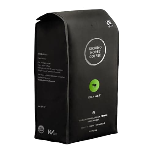Kicking Horse Coffee Kick Ass Dark Roast Whole Bean, 2.2 lb - image 1