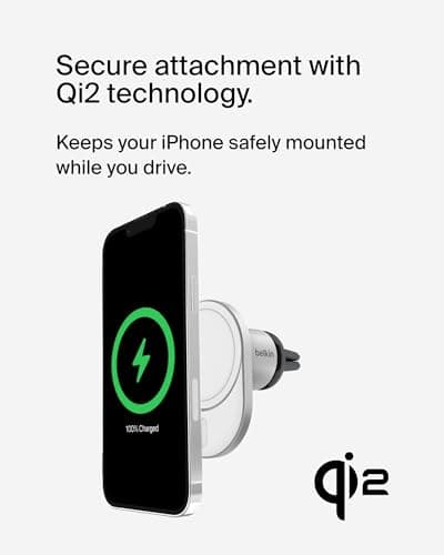 Belkin BoostCharge Pro Magnetic Wireless Car Charger thumbnail 3