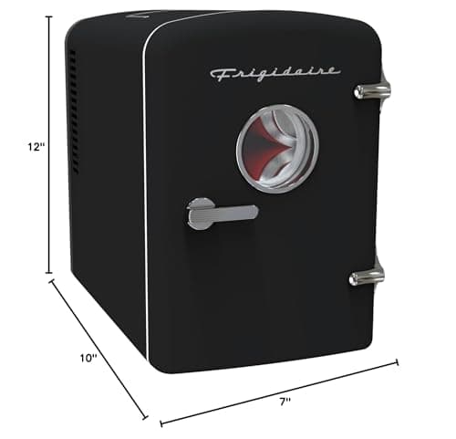 Frigidaire Retro 9-Can Mini Personal Fridge Portable Cooler thumbnail 4