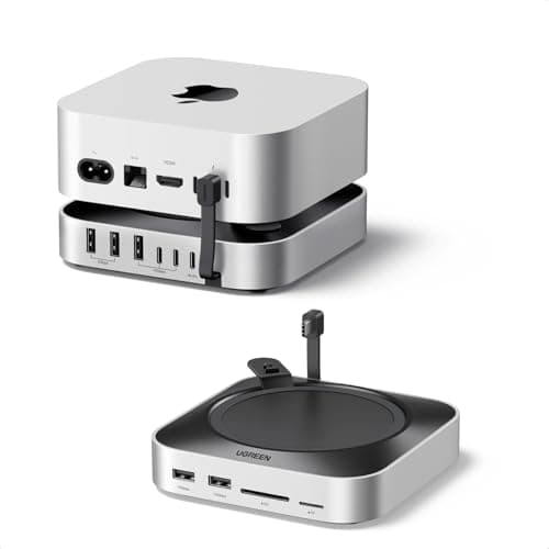 UGREEN Mac mini Dock and Stand with NVMe SSD Enclosure for M6/M5 Pro/M4 - image 1