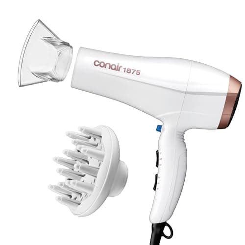 Conair Double Ceramic Hair Dryer with Diffuser & Concentrator
