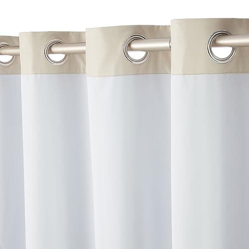 Amazon Basics Room Darkening Blackout Window Curtains (2-Pack) thumbnail 4