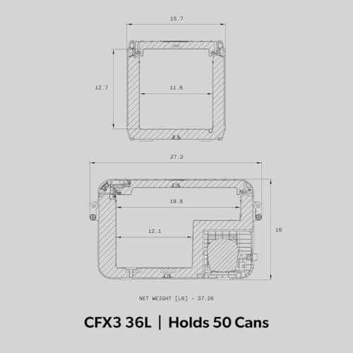 Dometic CFX3 35 Portable Refrigerator and Freezer thumbnail 2