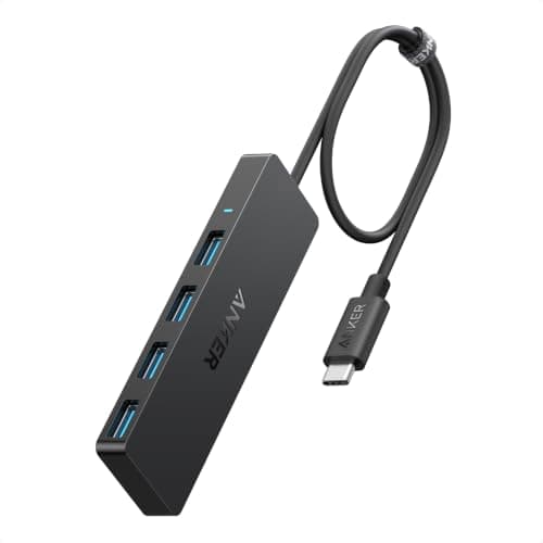 Anker USB C Hub, USB Extender, 4-in-1 USB Splitter