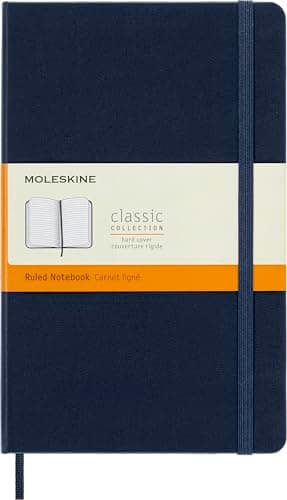 Moleskine Classic Notebook, Hard Cover, Large (5" x 8.25") Ruled/Lined - image 1
