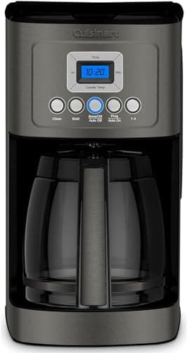 Cuisinart 14-Cup Coffee Maker, Programmable PerfecTemp Glass Carafe Coffee Machine with 1