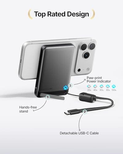 INIU MagSafe Compatible Wireless Power Bank 10,000 mAh thumbnail 5