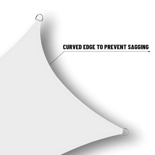 Sunnykud 10' x 13' Rectangle Sun Shade Sail thumbnail 4