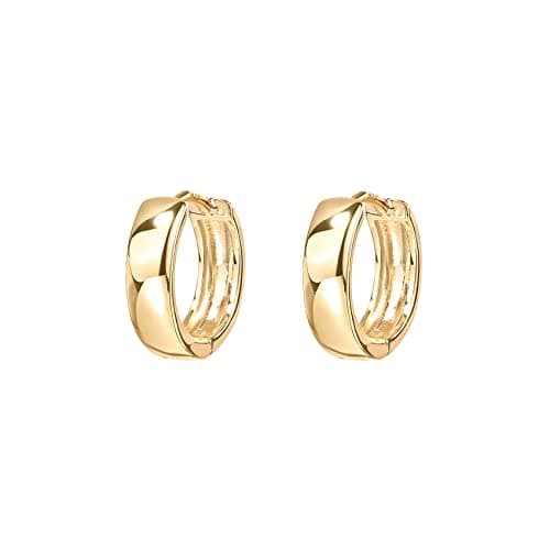PAVOI 14K Gold Plated Huggie Hoop Earrings thumbnail 3