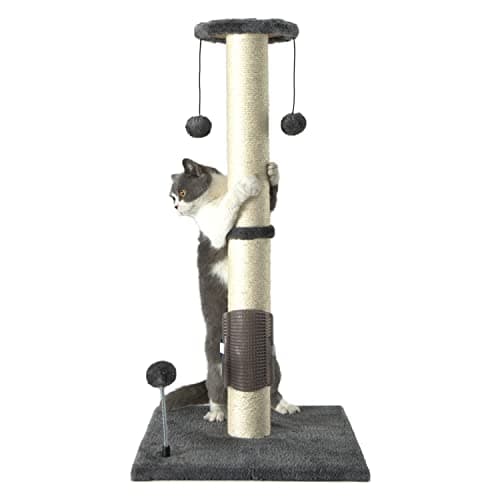 PEEKAB 32" Tall Cat Scratching Post Sisal Scratch Posts