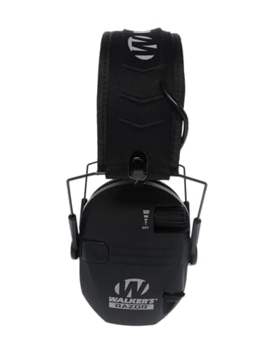 Walker's Razor Slim Electronic Muff, Black thumbnail 4