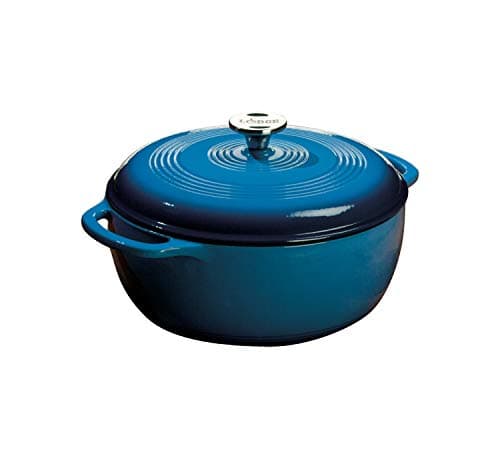 Lodge 6 Quart Enameled Cast Iron Dutch Oven with Lid - image 1