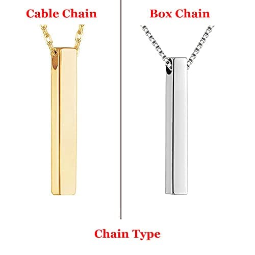 Personalized Mothers Necklace with Kids Names — Sterling Silver Bar Necklace thumbnail 4