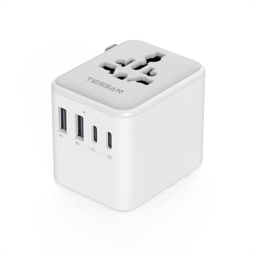 TESSAN Universal Travel Adapter, International Power Adapter