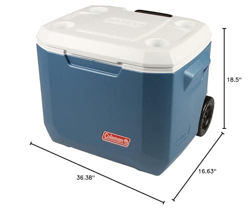 Coleman 50-Quart Xtreme 5 Wheeled Cooler thumbnail 5