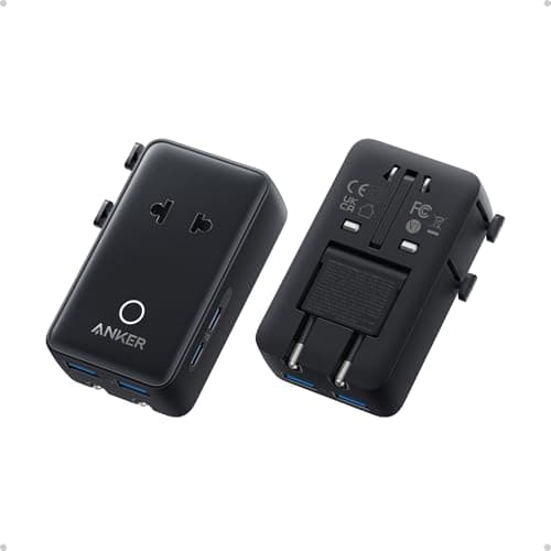 Anker Nano Travel Adapter, 5-Port Power Adapter with 1× 2