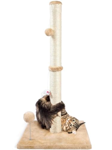 ANWA 32" 3-in-1 Cat Scratching Post with Toys - image 1