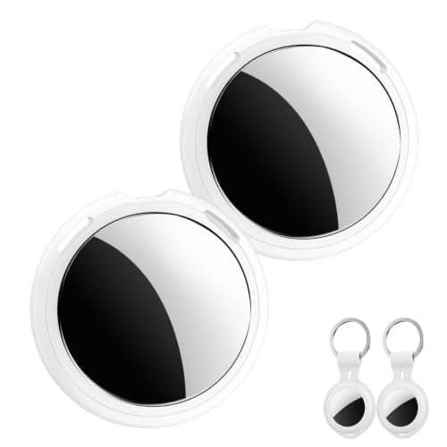 2 Pack Bluetooth Tracker Tags Works with Apple Find My(iOS Only) Key Finder