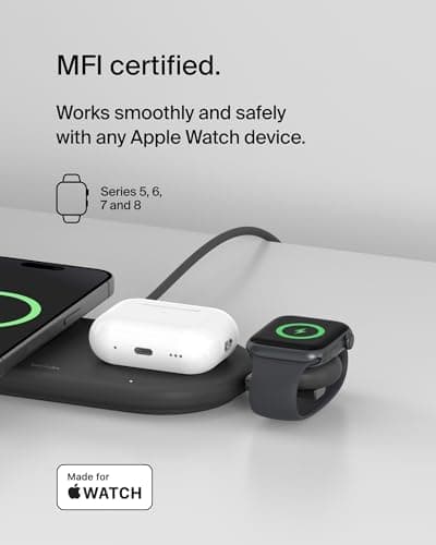 Belkin BoostCharge Pro Portable Apple Watch Fast Charger thumbnail 2