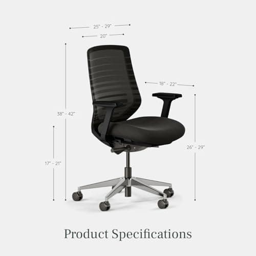 Branch Ergonomic Chair, Versatile Desk Chair with Adjustable Lumbar Support thumbnail 3