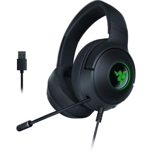 Razer Kraken V3 X Wired USB Gaming Headset: Lightweight Build