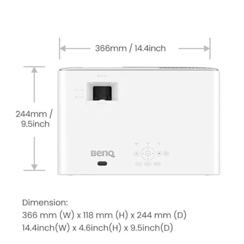 BenQ HT2060 1080p HDR LED Home Theater Projector thumbnail 3