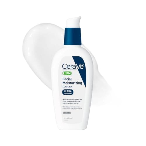 CeraVe PM Daily Facial Moisturizer, Skin Care for Dry Skin