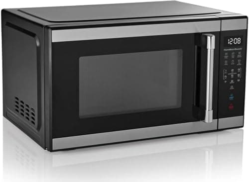 Hamiilton 1.1 Cu ft Countertop Microwave Oven in Stainless Steel thumbnail 4