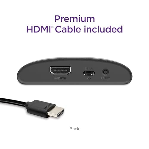 Roku Express 4K+ | Roku Streaming Device 4K/HDR with Voice Remote thumbnail 3