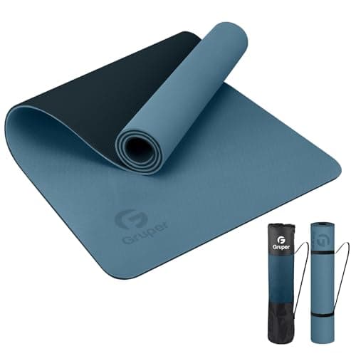 Yoga Mat Non Slip, Eco Friendly Fitness Exercise Mat with Carrying Strap
