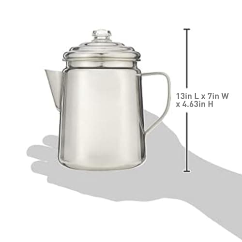 Coleman Aluminum Camping Coffee Pot thumbnail 3