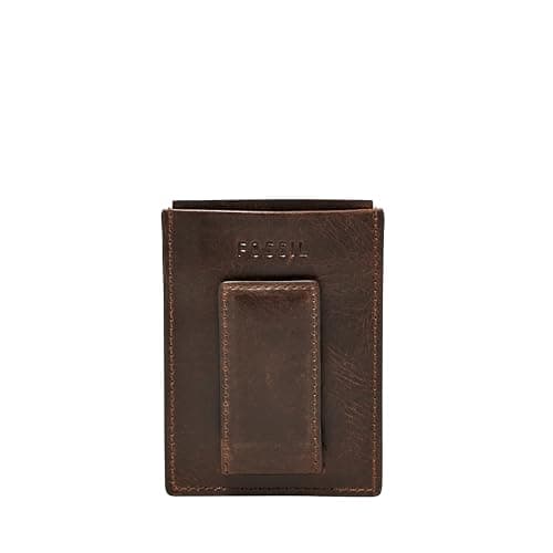Fossil Derrick Leather RFID-Blocking Money Clip Wallet thumbnail 2