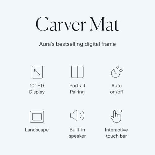 Aura Frames Carver Digital Picture Frame thumbnail 2