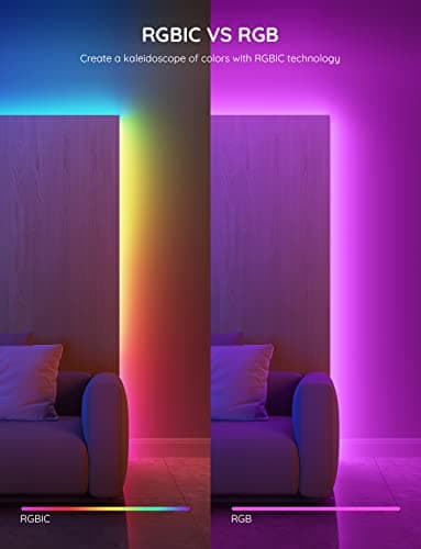 Govee 16.4ft RGBIC LED Strip Lights, LED Lights for Bedroom thumbnail 2
